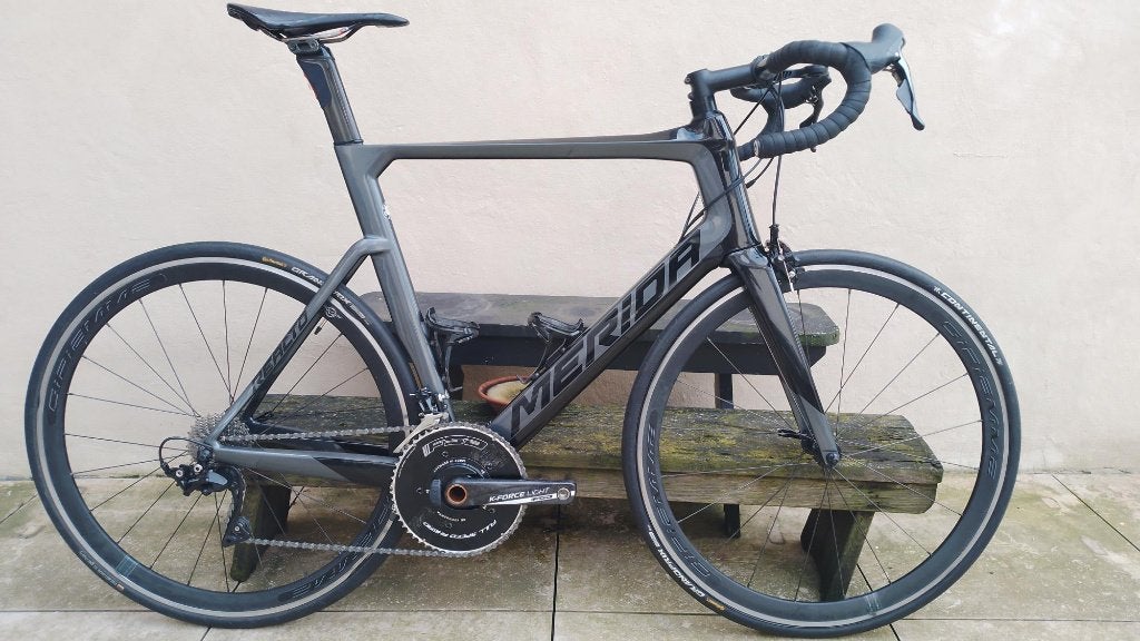Merida Reacto Aero Nieuwstaat+ Powermeter+GPS fietscomputer, Overige merken, Carbon, Ophalen of Verzenden, Zo goed als nieuw