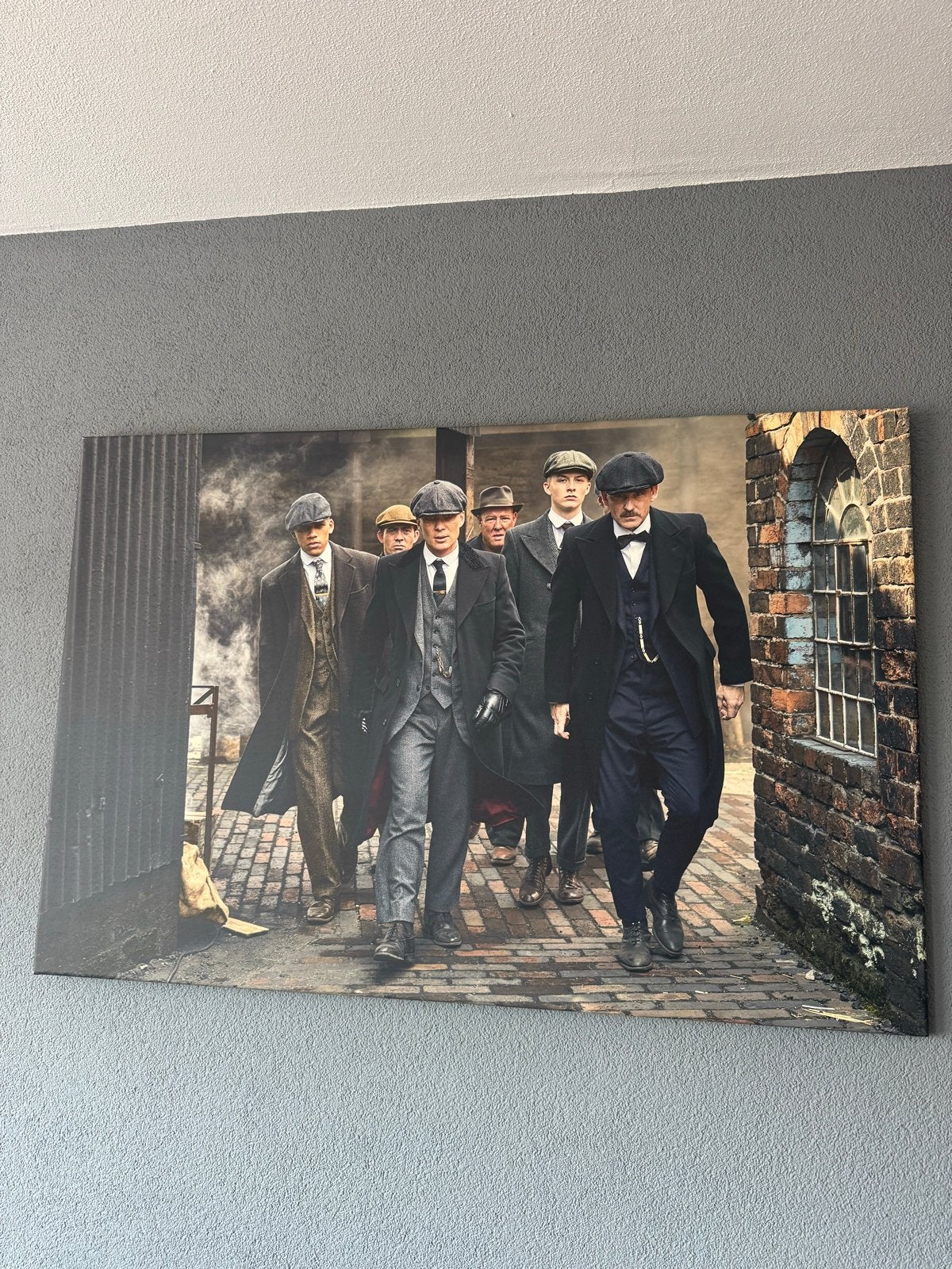 Peaky Blinders Canvas Schilderij - Zo goed als nieuw, Huis en Inrichting, Ophalen, Zo goed als nieuw, Schilderij, 100 tot 125 cm