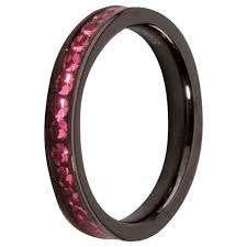 Roze Toermalijn AA1 Zirkon Melano Style Ring-19mm, Sieraden, Tassen en Uiterlijk, 19 tot 20, Nieuw, IJzer of Staal, Met edelsteen