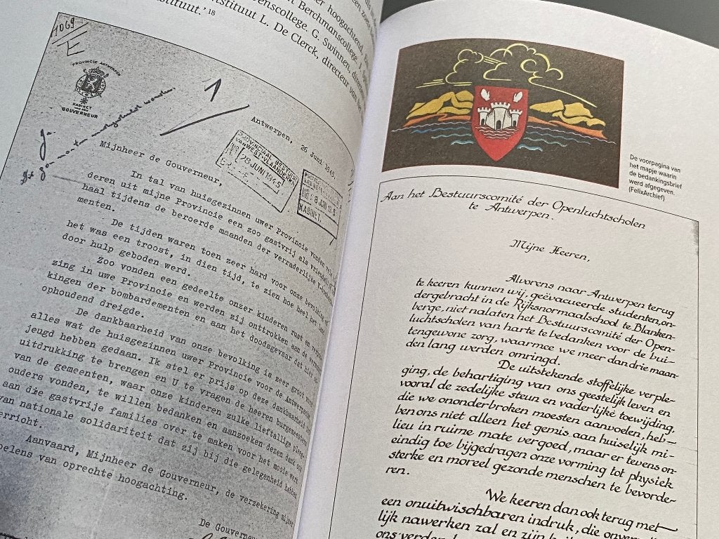 Weg van 't Stad De Antwerpse exodus West-Vlaanderen WO II, Verzamelen, Ophalen of Verzenden, Overige soorten, Nederland, Boek of Tijdschrift