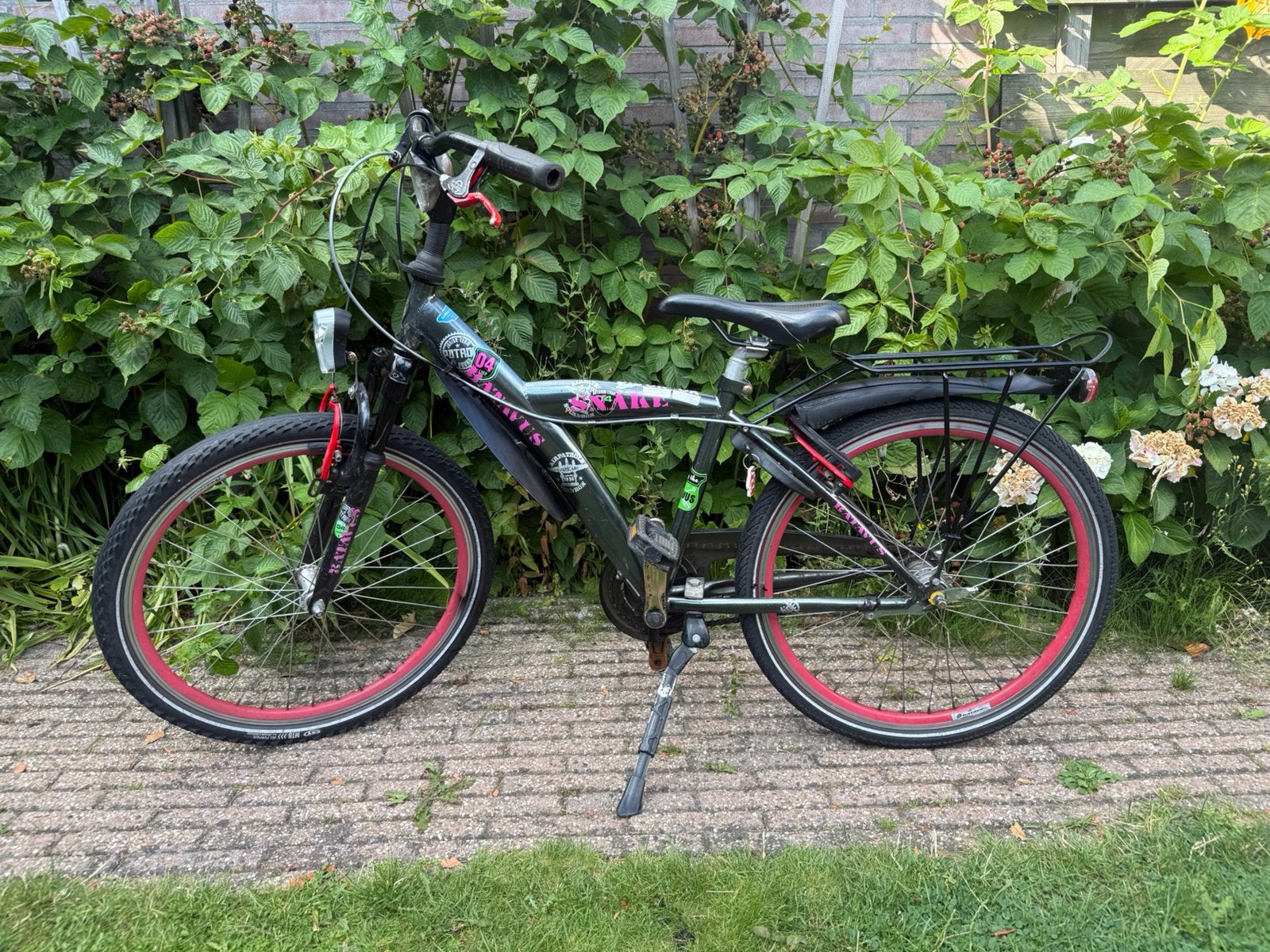 Batavus Snake 24 inch met versnellingen, Fietsen en Brommers, Fietsen | Jongens, Zo goed als nieuw, 24 inch, Handrem, Versnellingen