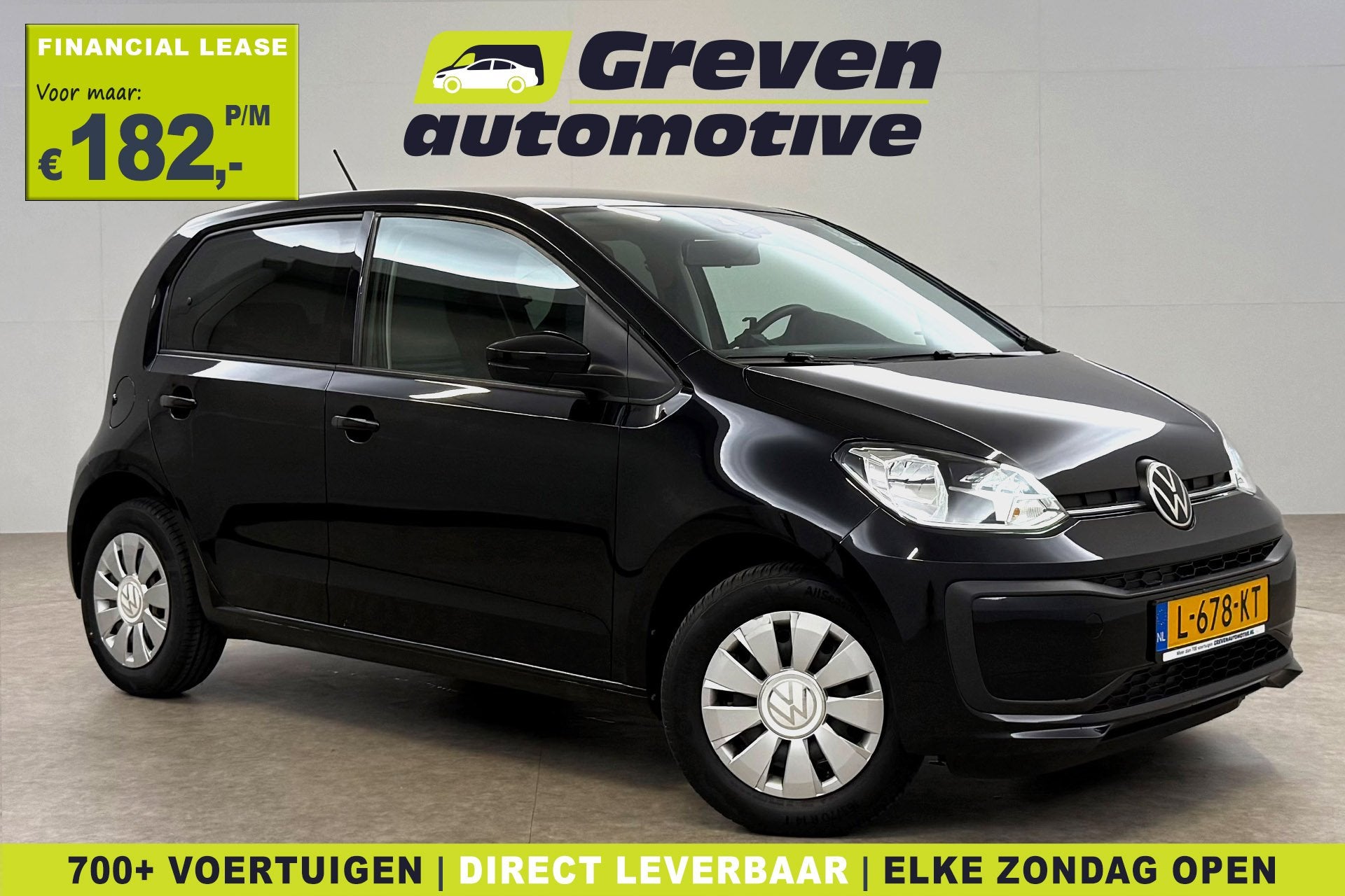 Volkswagen up! 1.0 | Camera | Clima | Cruise | Parkeersensor, Voorwielaandrijving, Stof, Gebruikt, 4 stoelen