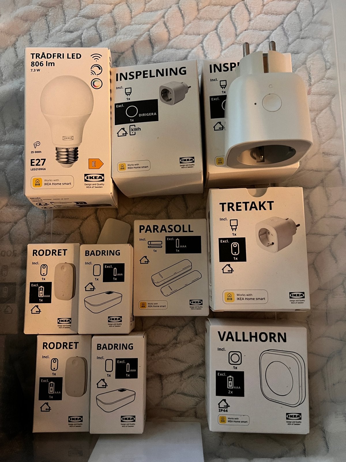 NIEUW! Complete IKEA Smart Home Set: Inspelning, Badring…, Ophalen of Verzenden, Nieuw