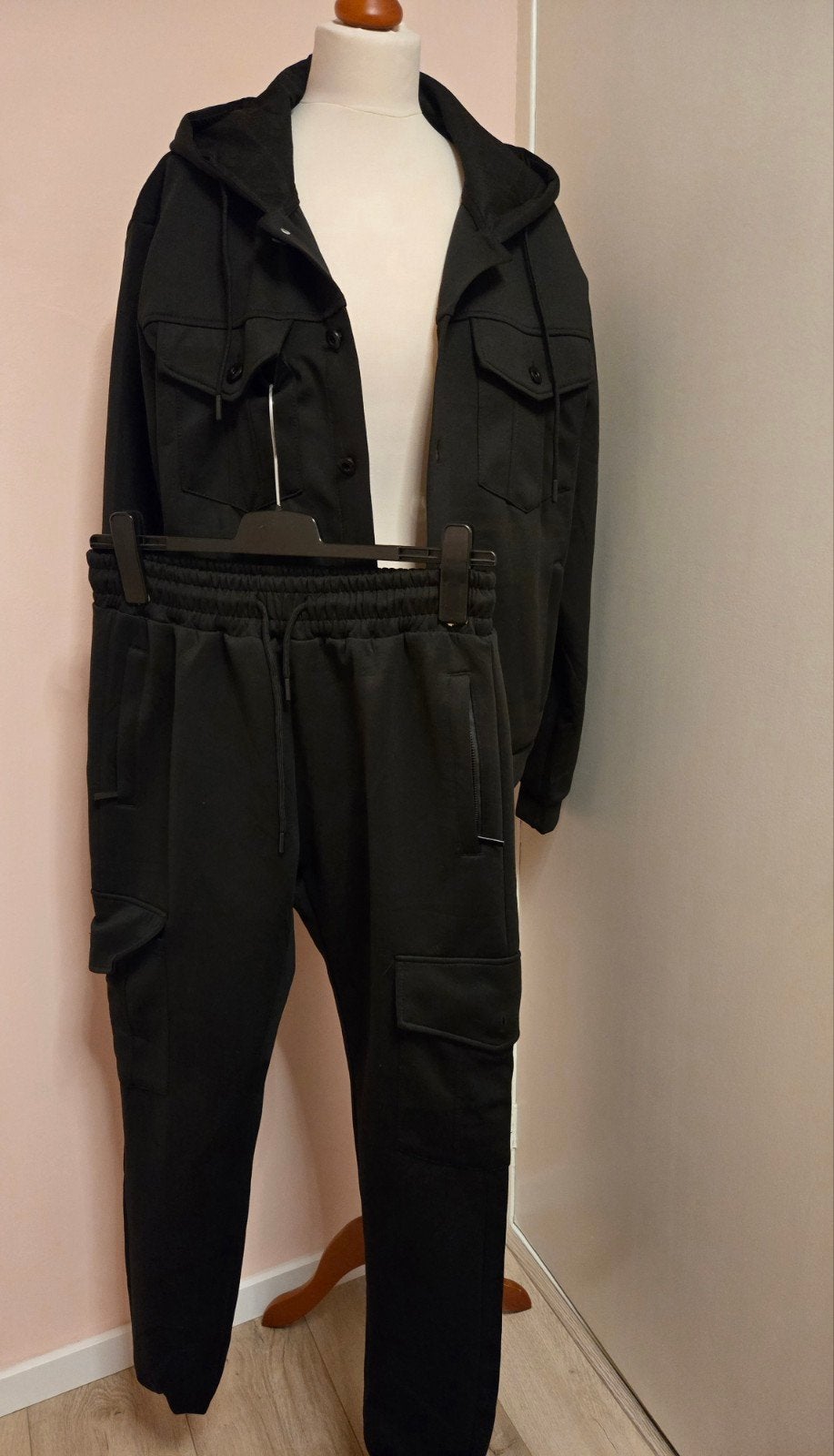ZAYNE Unisex Hoodie-jas & Cargo Jogger Set - Maat L, Zayne, Ophalen of Verzenden, Nieuw