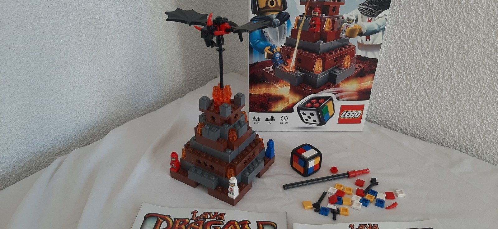 Lego Lava Dragon 3838 - Compleet bordspel, Compleet, Gebruikt, Overige thema's, Lego