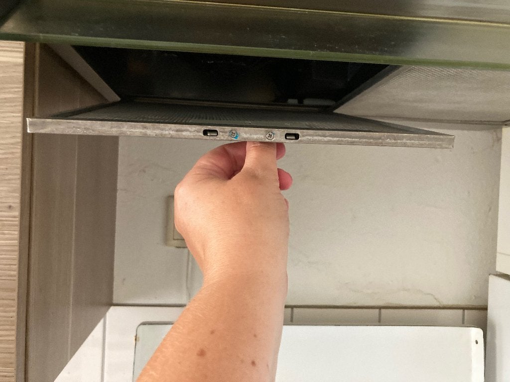Inventum afzuigkap - Gebruikt, werkt nog goed, Witgoed en Apparatuur, Ophalen, Gebruikt, Minder dan 200 m³ per uur, Onderbouw afzuigkap