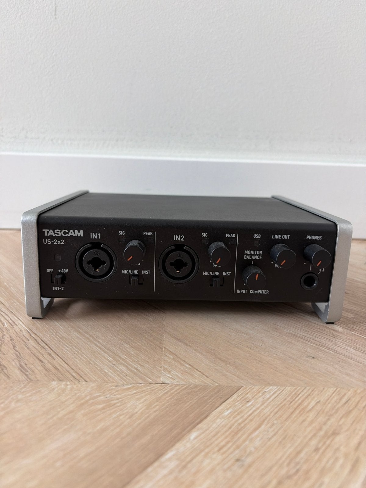 Tascam US-2x2 USB Audio/MIDI Interface, Ophalen, Zo goed als nieuw