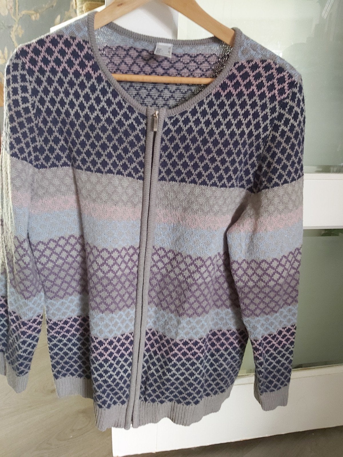 Gekleurd vest maat 40/42, Kleding | Dames, Ophalen of Verzenden, Gedragen, Maat 38/40 (M), Grijs