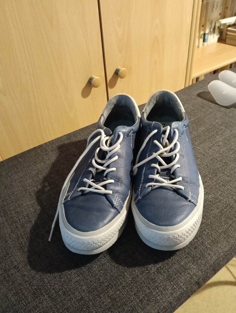Blauwe sneakers Wolky Katia maat 42 - Zo goed als nieuw, Wolky, Blauw, Ophalen of Verzenden, Sneakers of Gympen