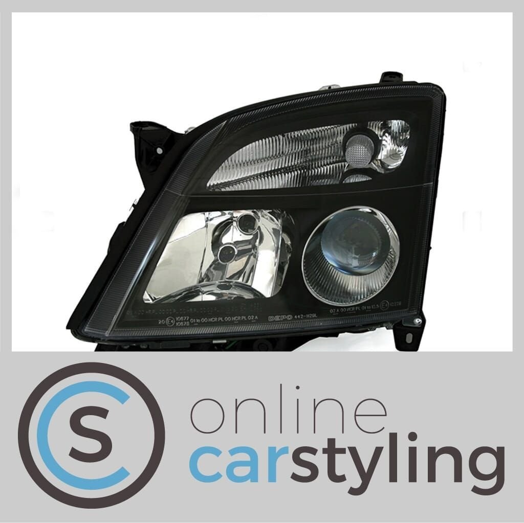 Zwarte heldere Koplampen Opel Vectra C1, -, -, Opel, Nieuw
