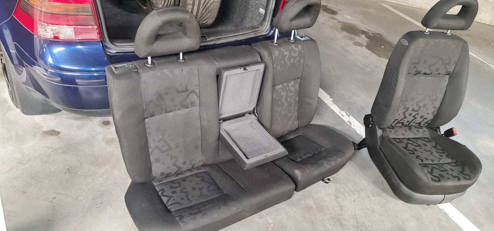 Vw golf 4 / Bora achterbank /  Rv stoel. Hertog Jan T.E.A.B., Auto-onderdelen, Ophalen, Gebruikt, Volkswagen
