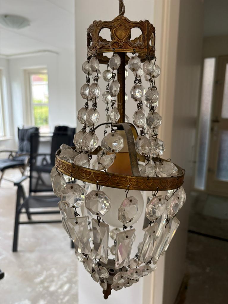 Antieke lamp, Ophalen