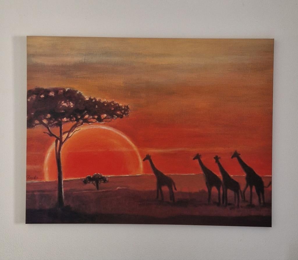 Canvas schilderij, Ophalen, Zo goed als nieuw