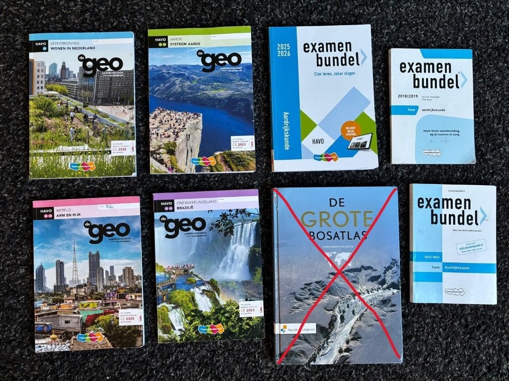 HAVO 5 Aardrijkskunde boeken | De Geo | Examenbundels, HAVO, Ophalen of Verzenden, Diverse Auteurs, Aardrijkskunde