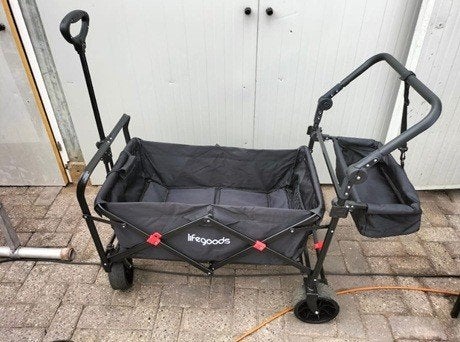LifeGoods Bolderkar Opvouwbaar 90L 120KG Draagkracht, Ophalen, Opvouwbaar, Zo goed als nieuw