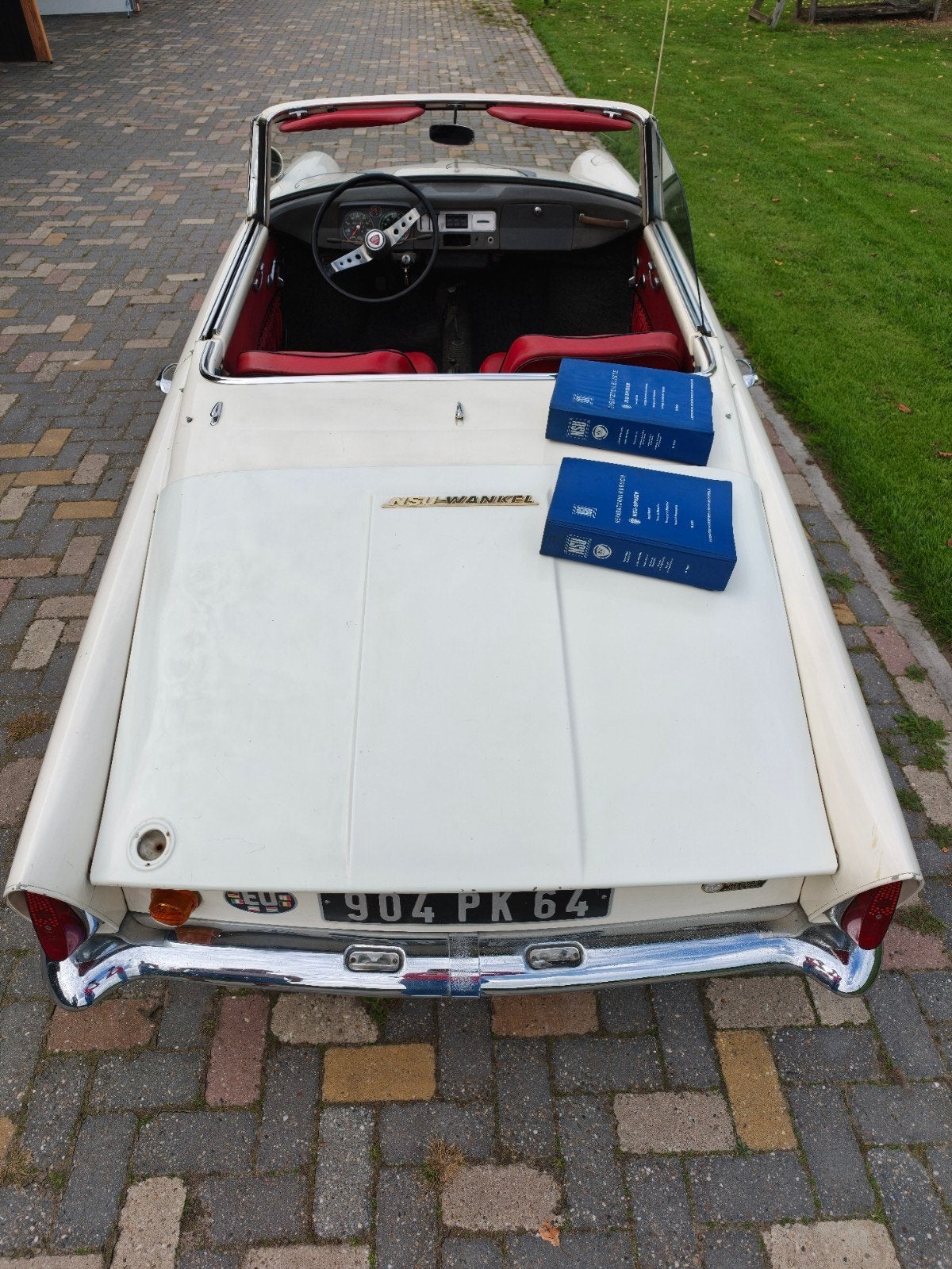 NSU Wankel Spider 1967 Wit, cabrio, foto 6