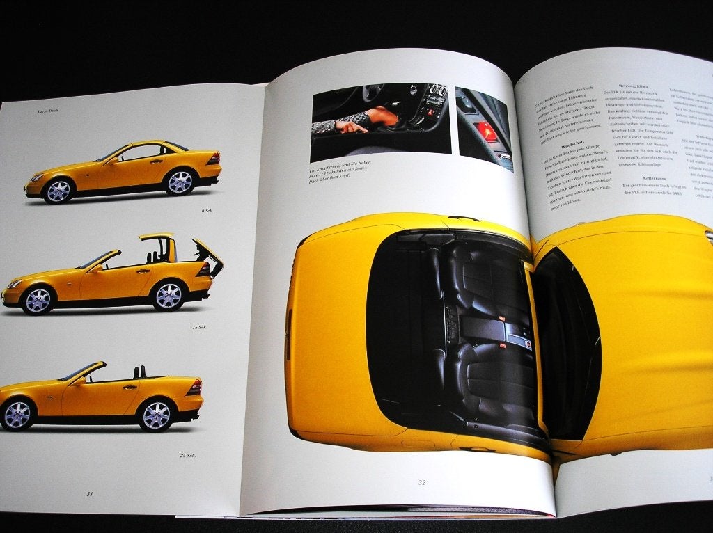 Der SLK von Mercedes-Benz, R170, intro, augustus 1996, Ophalen of Verzenden, Zo goed als nieuw, Mercedes