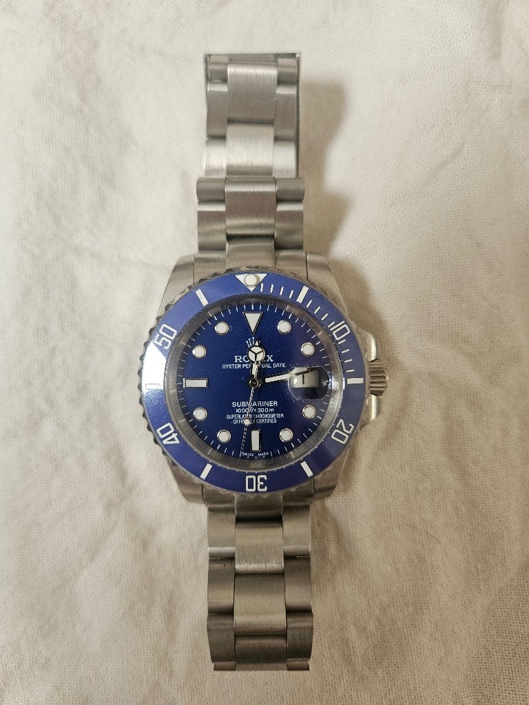 Rolex Submariner te koop, Ophalen, Staal, Polshorloge, Zo goed als nieuw