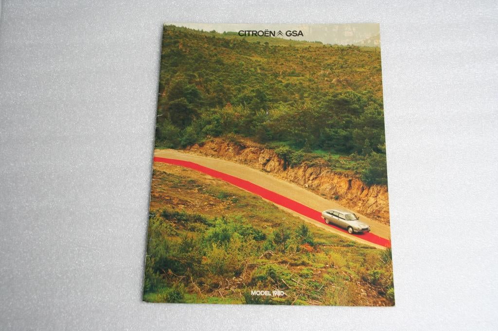 Folder Citroen GSA (09-1979) model 1980 (11), Ophalen of Verzenden, Nieuw, Citroën