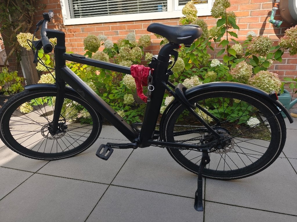 Crivit Urban X.2 e-bike riemaandrijving, Ophalen, Gebruikt, Schijfrem, Overige merken