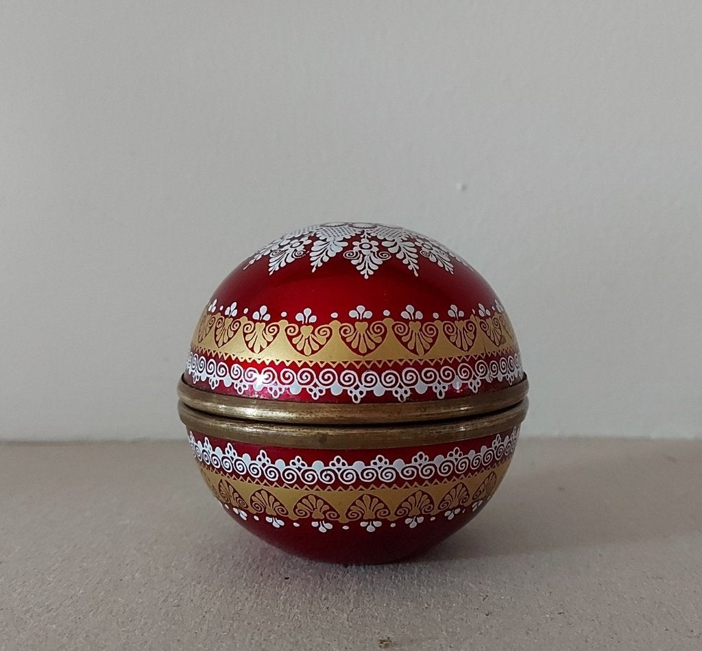 Austria dekseldoosje Steinbock handgemaakt emaille, Antiek en Kunst, Ophalen of Verzenden