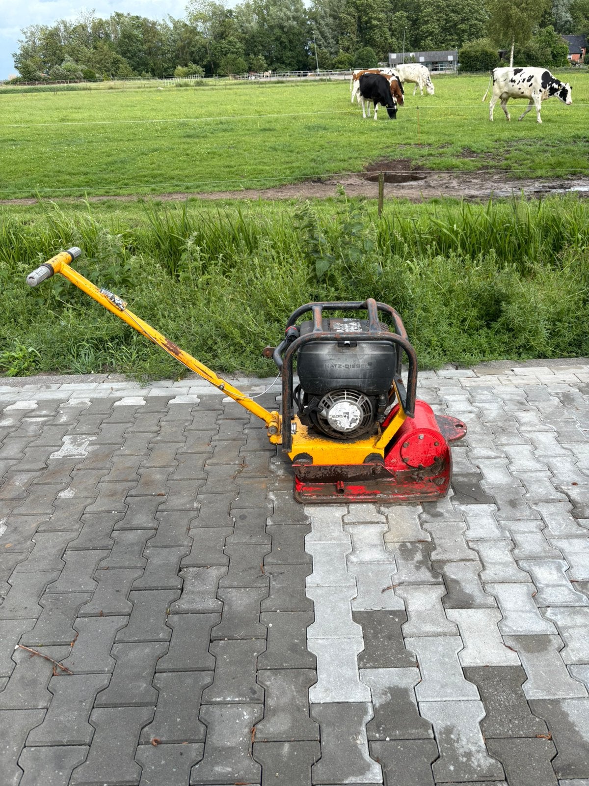Samac T26 trilplaat diesel hatz, Ophalen of Verzenden, Zo goed als nieuw