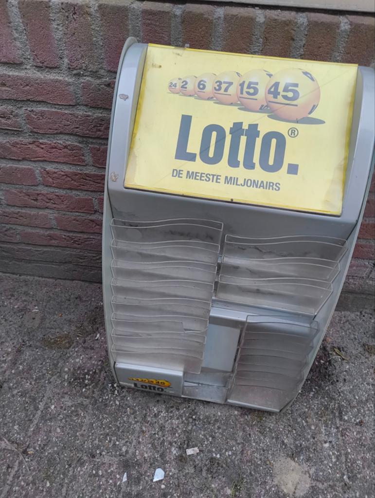 Lotto display standaard - Folderhouder, Ophalen of Verzenden