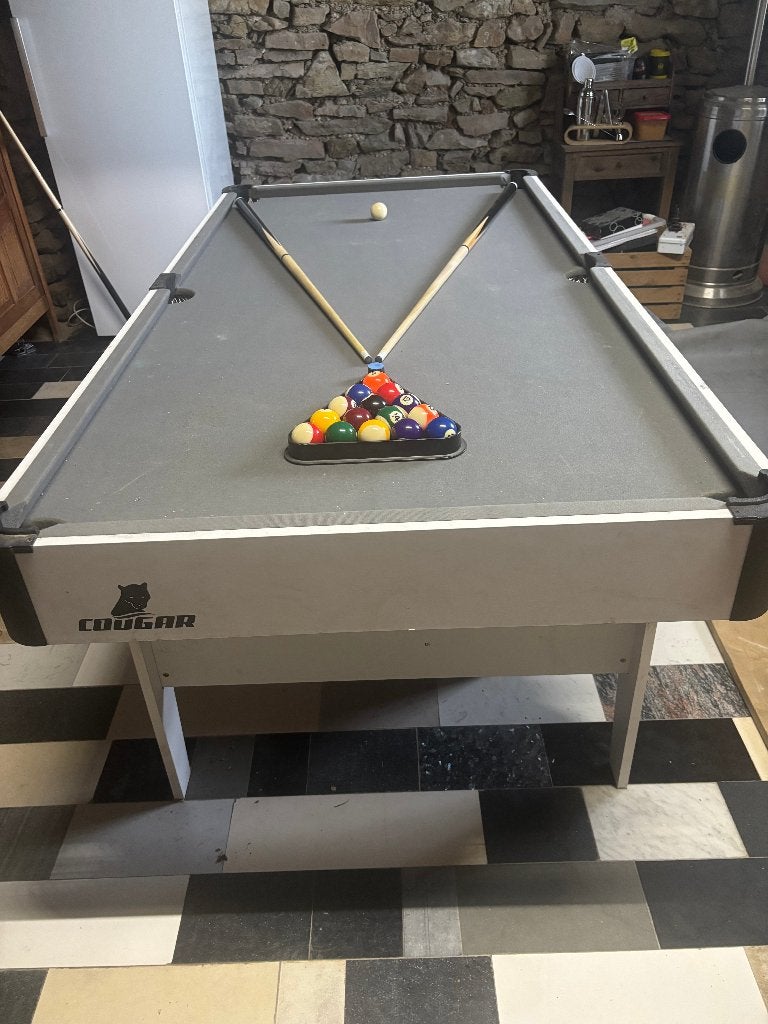 pooltafel Cougar, Ophalen, Gebruikt, Pooltafel