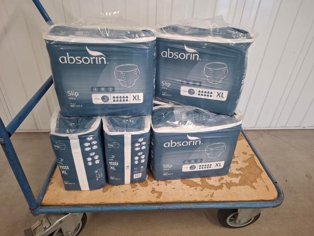 Absorin Ultra Slip XL incontinentie luiers, Ophalen of Verzenden, Nieuw