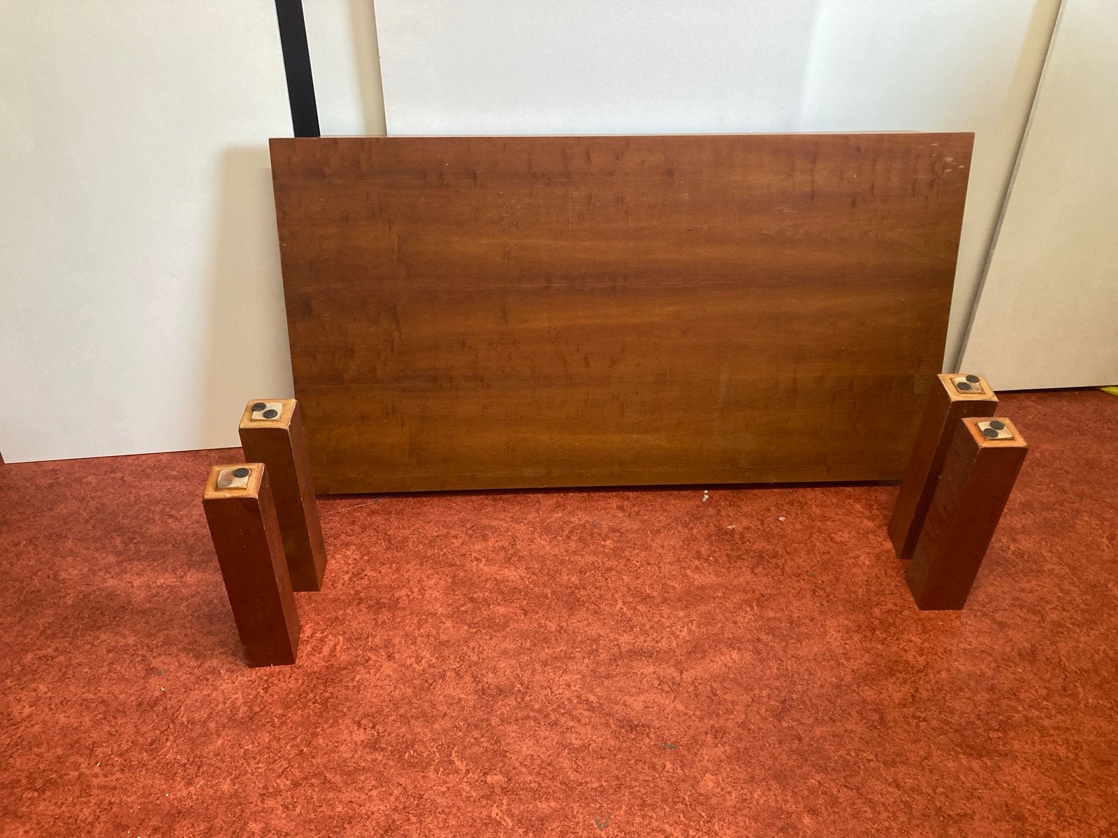 Robuuste kersenhouten salontafel (geen fineer), Huis en Inrichting, Ophalen, Gebruikt, 100 tot 150 cm, 50 tot 100 cm