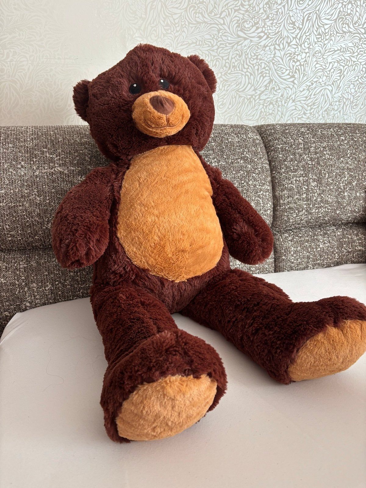 Grote knuffelbeer, Ophalen, Beer, Zo goed als nieuw, Bruin