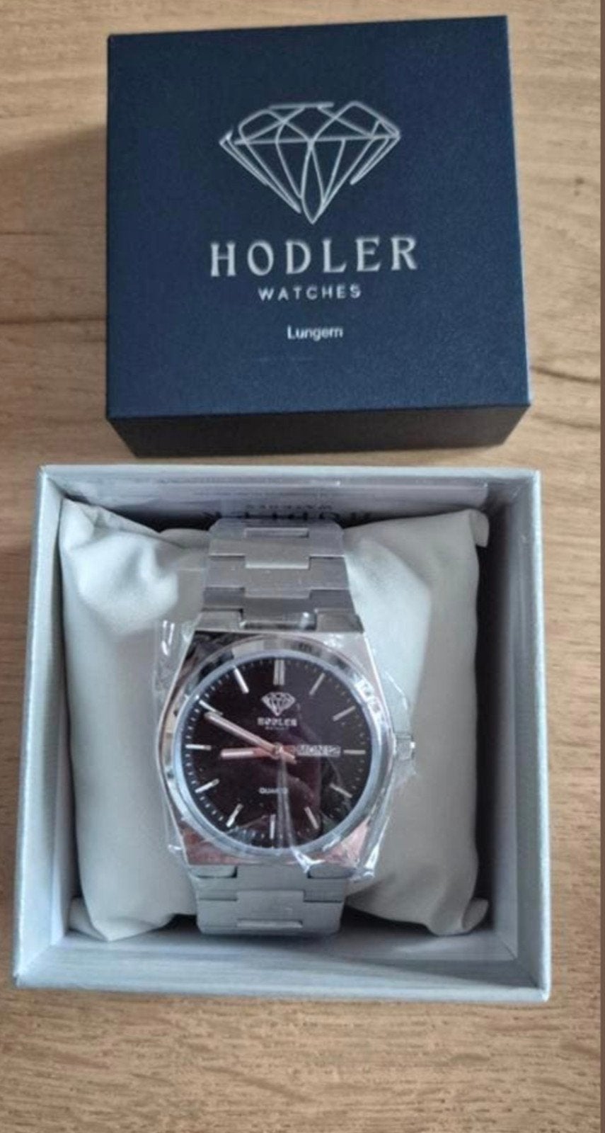 Hodler Horloge - Nieuw in Doos met Certificaat, Overige merken, Staal, Staal, Polshorloge