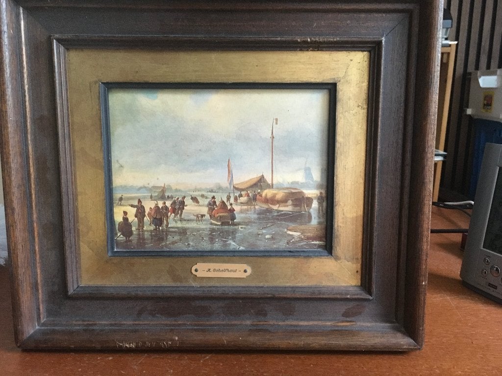 Schilderij, Antiek en Kunst, Kunst | Schilderijen | Klassiek, Ophalen, Doek, Landschap, Olieverf