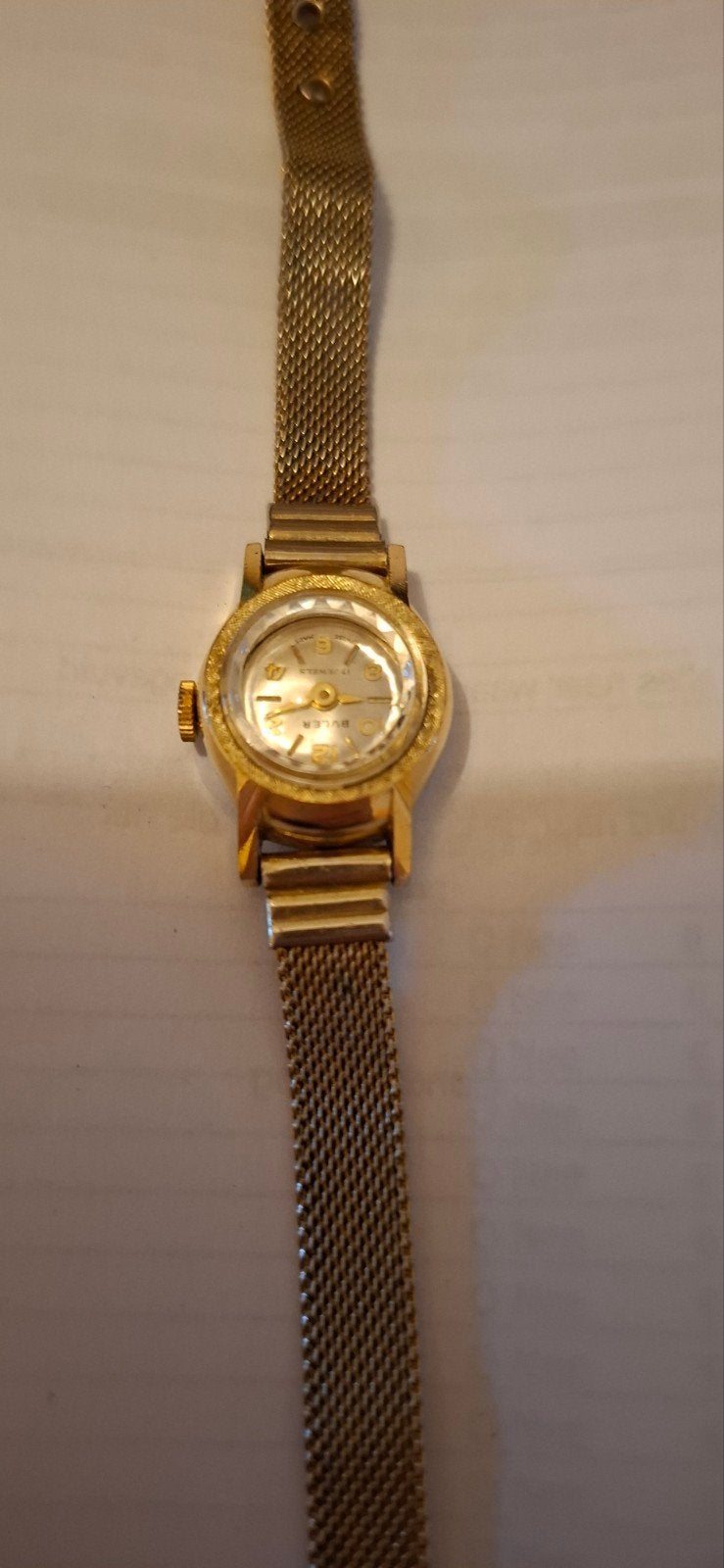 @oude hoge kwaliteit horloge "BVLER" 17 jewels SWISS MADE@, Overige merken, Overige materialen, Gebruikt, Polshorloge
