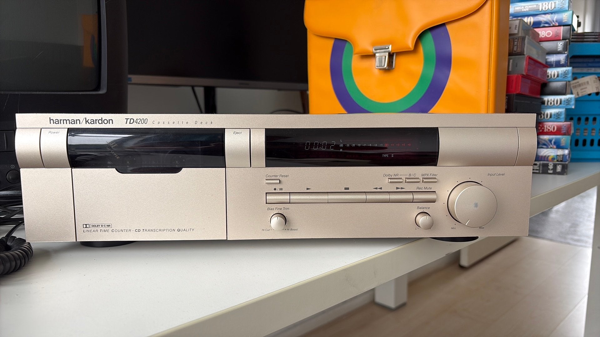 Cassettedeck Harman/kardon TD4200, Audio, Tv en Foto, Cassettedecks, Ophalen, Overige merken