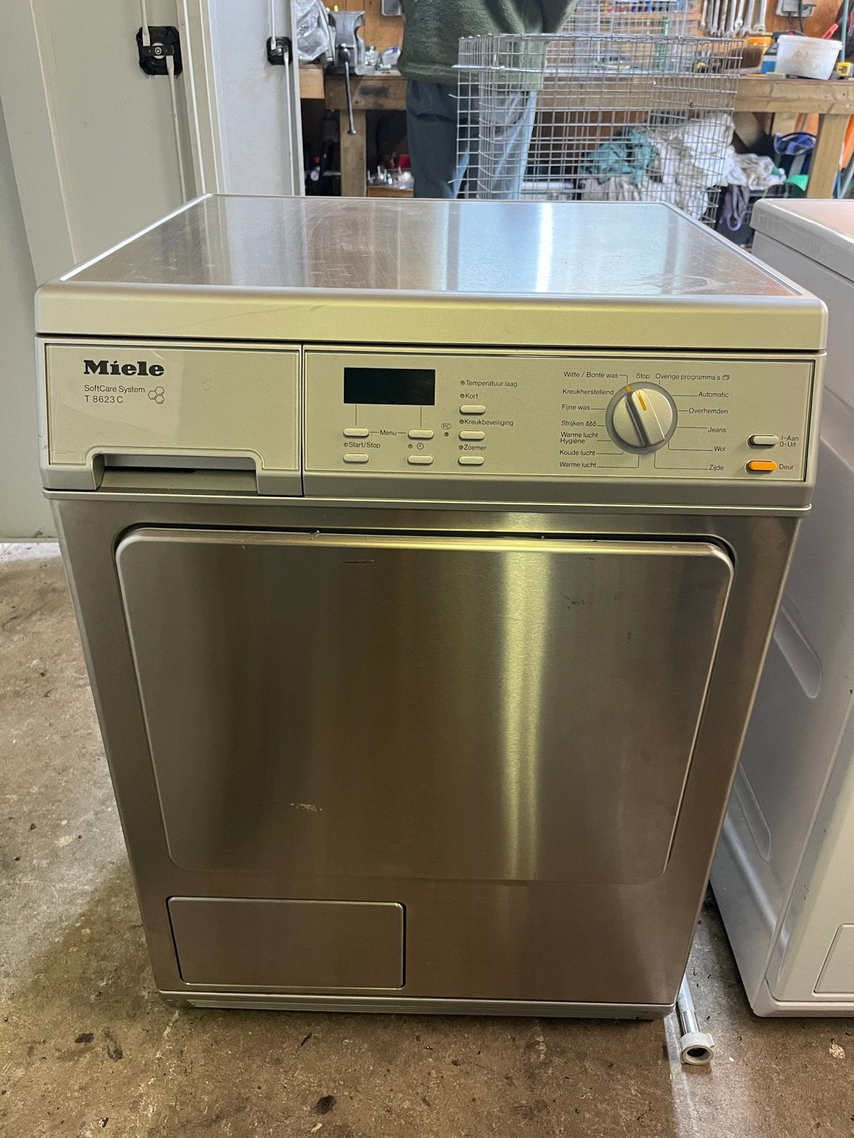 Miele SoftCare System T 8623 C Droger, Witgoed en Apparatuur, Ophalen, 6 tot 8 kg, Gebruikt, Voorlader