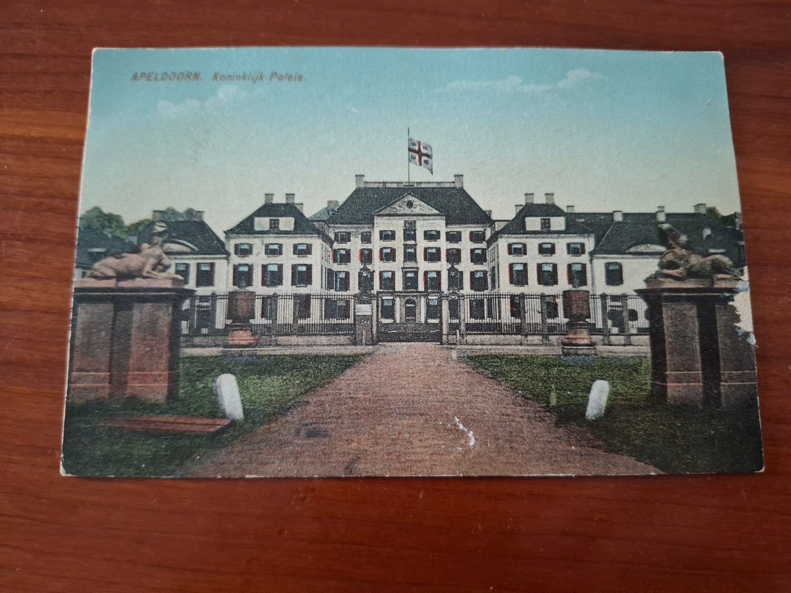 Apeldoorn Koninklijk Paleis - Gelopen Ansichtkaart 1922, Ophalen of Verzenden, Voor 1920, Gelopen, Gelderland