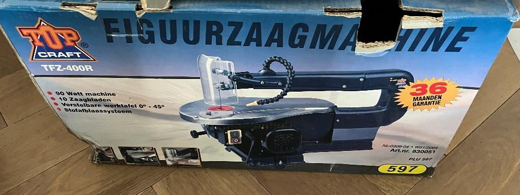 figuurzaagmachine -Top Craft, Ophalen, Gebruikt, 30 tot 70 mm, Figuurzaag