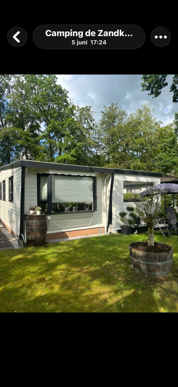 Chalet op camping de Zandkuil, Caravans en Kamperen, Stacaravans, Tot en met 4