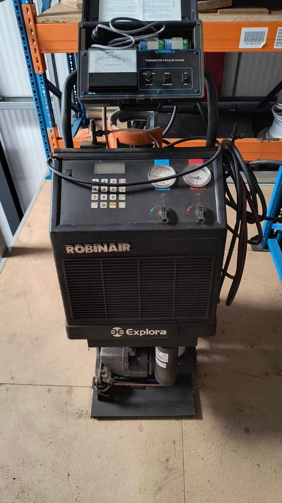 Robinair Airco Vulstation met Vacuum Meter, Auto-onderdelen, Airco en Verwarming, Ophalen