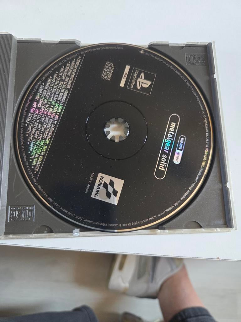 Ps1 metal Gear solid, Spelcomputers en Games, Games | Sony PlayStation 1, Avontuur en Actie, Vanaf 18 jaar, 1 speler, Ophalen of Verzenden