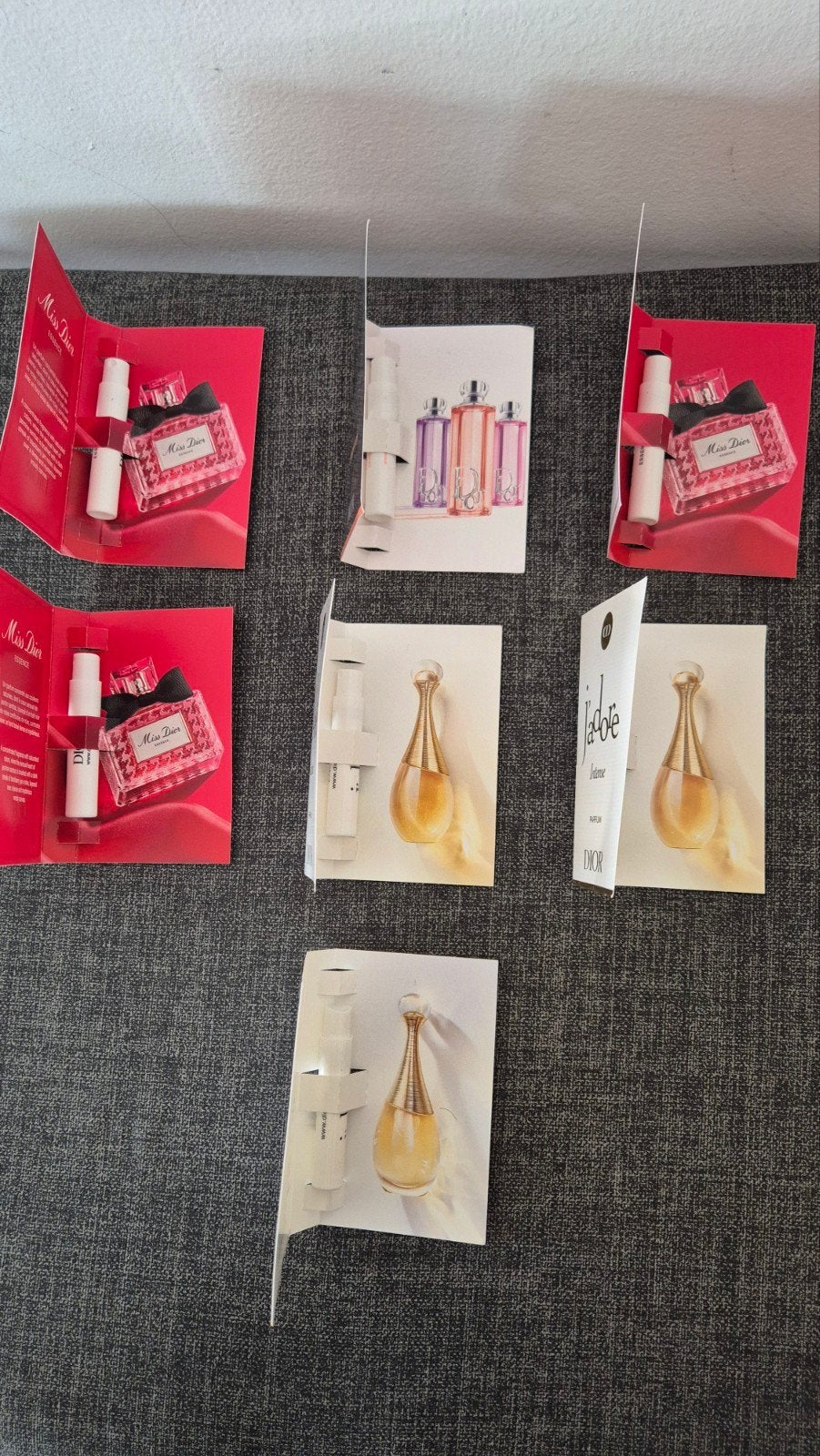 Nieuw 7 st. Dior parfumproefjes - parfum-samples, Ophalen of Verzenden, Nieuw, Proef of Tester