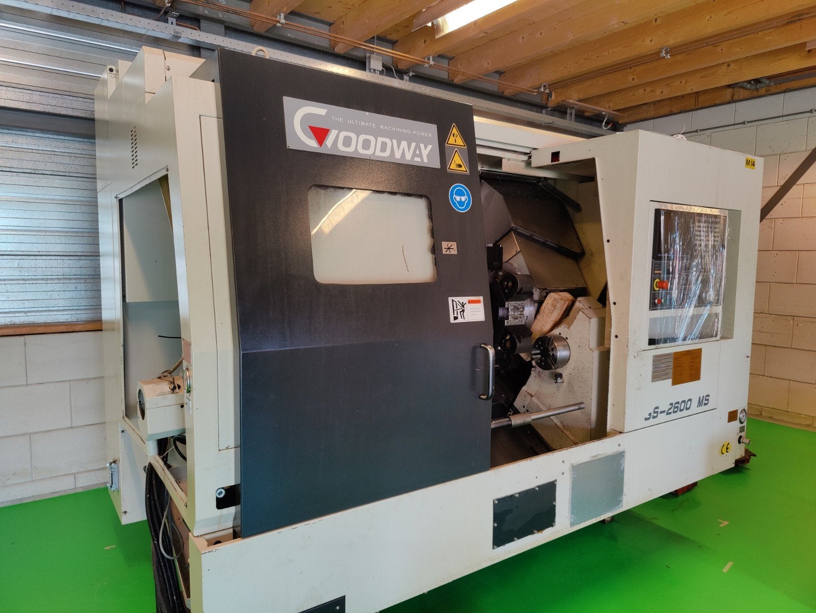 Goodway GS-2600 YS CNC draaibank, Doe-het-zelf en Verbouw, Draaibanken, Ophalen, Metaaldraaibank, Computergestuurd (Cnc), Gebruikt