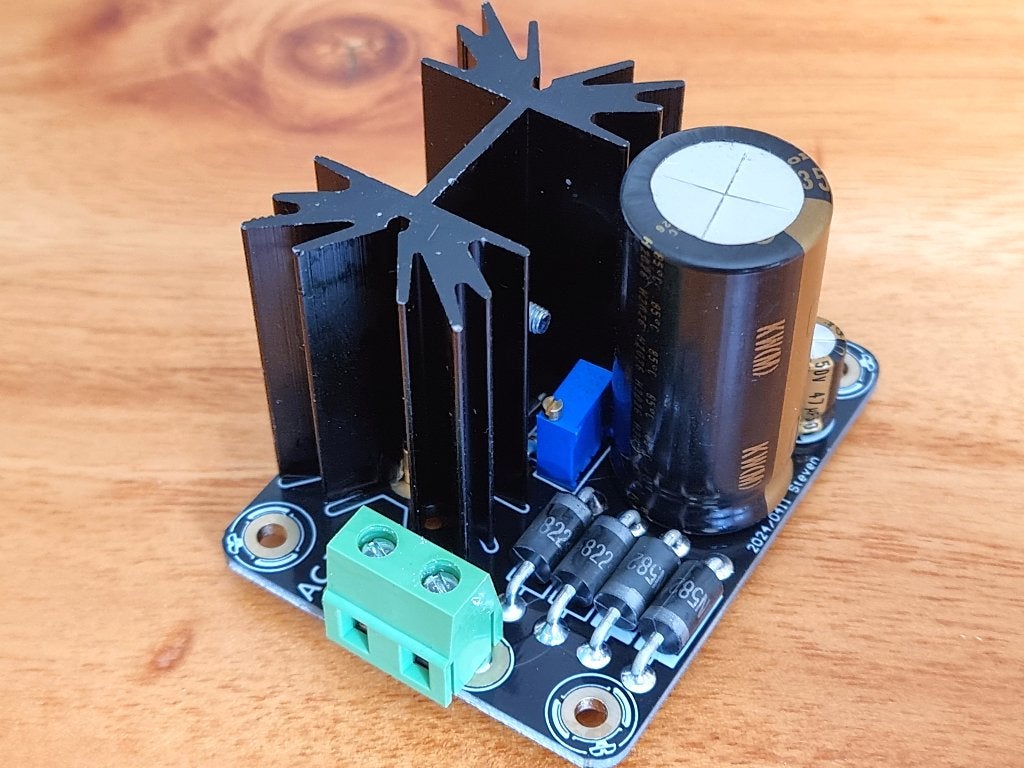 Heater supply / gloeispanning PCB instelbaar 1,5VDC-18,5VDC, Ophalen of Verzenden, Overige onderdelen