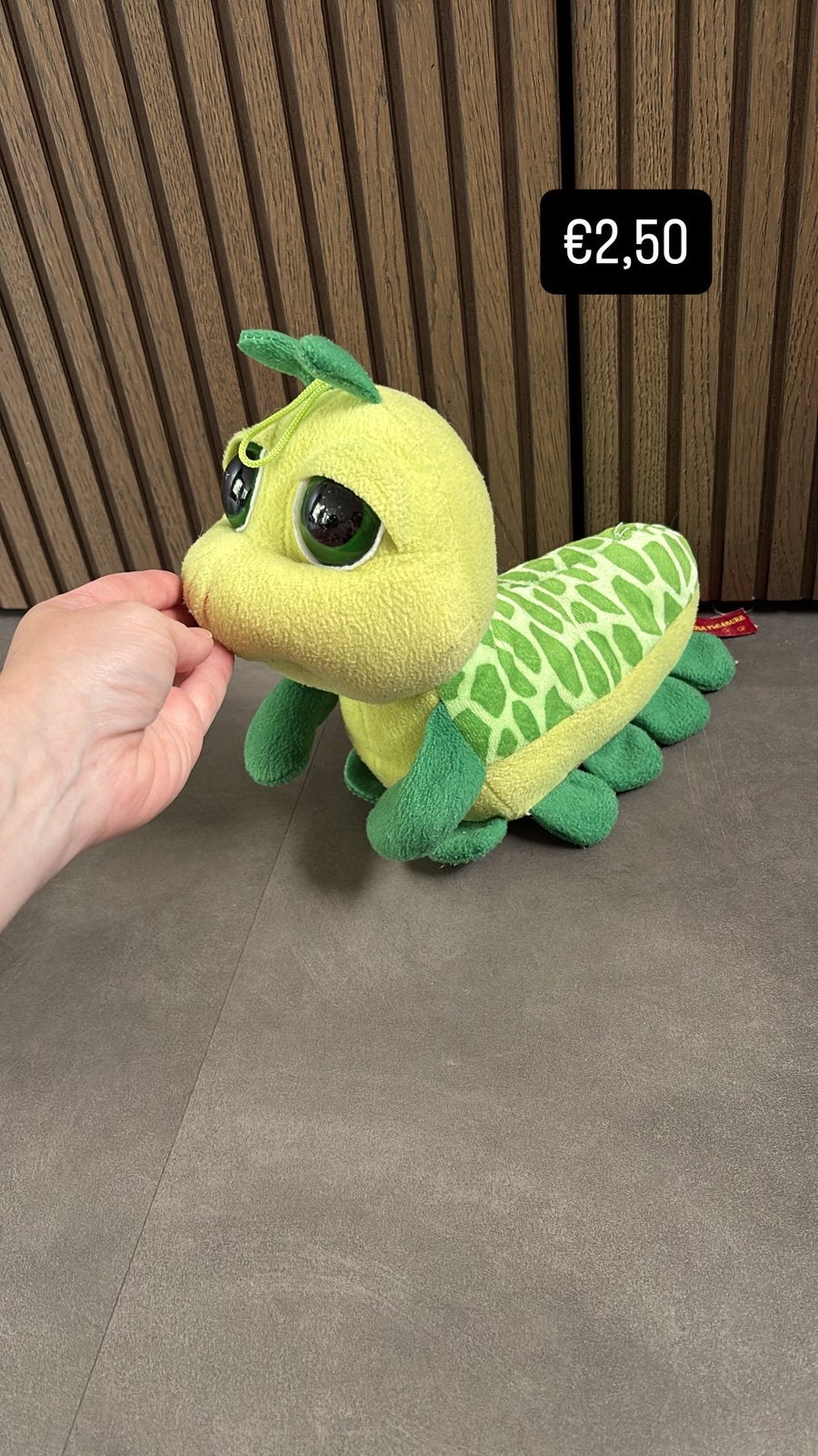 Leuke grote groene pluche rups, Kinderen en Baby's, Ophalen of Verzenden, ., ., .