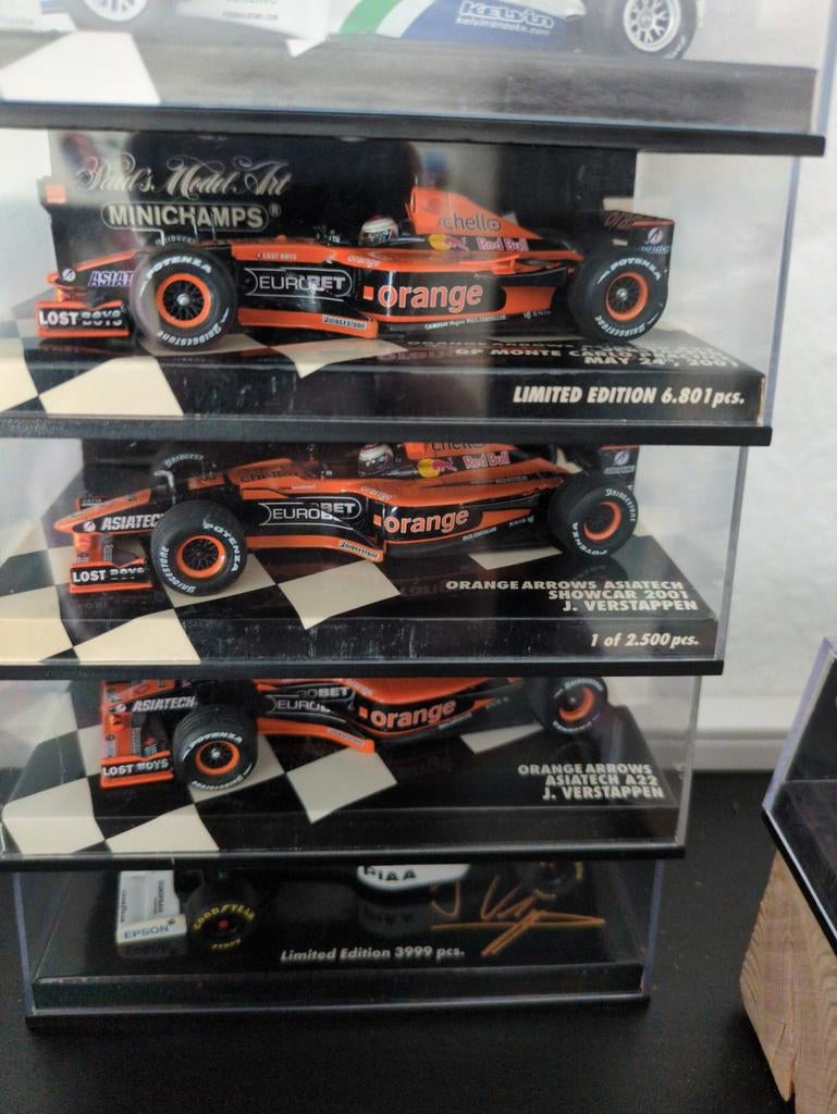 Jos Verstappen minichamps, Hobby en Vrije tijd, Modelauto's | 1:43, Ophalen of Verzenden, Zo goed als nieuw, Auto, MiniChamps
