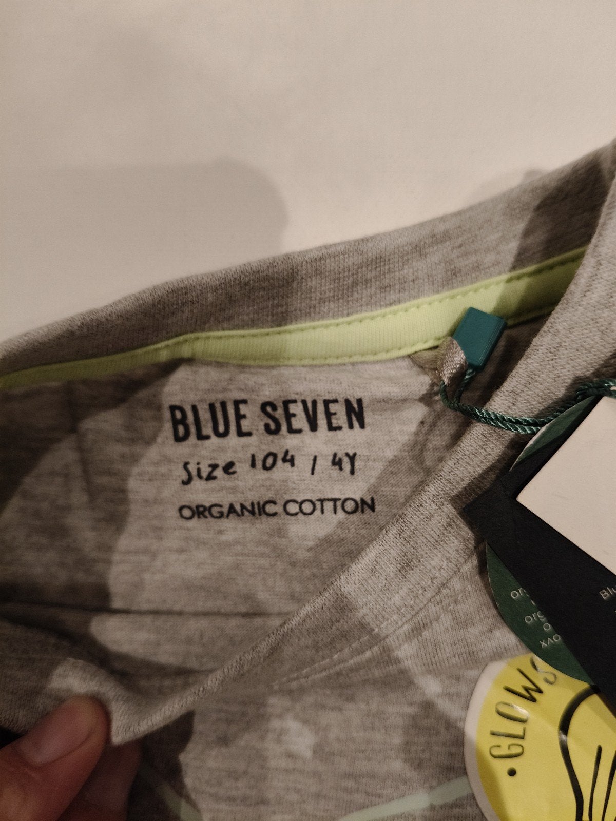 Blue Seven T-shirt Jongens Maat 104 Glow in the Dark, Kinderen en Baby's, Kinderkleding | Maat 104, Onbekend, Nieuw, Ophalen of Verzenden