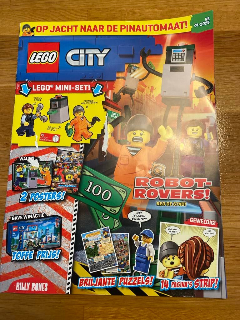 LEGO City Magazine - Robot-Rovers, Ophalen of Verzenden, Zo goed als nieuw, Overige typen