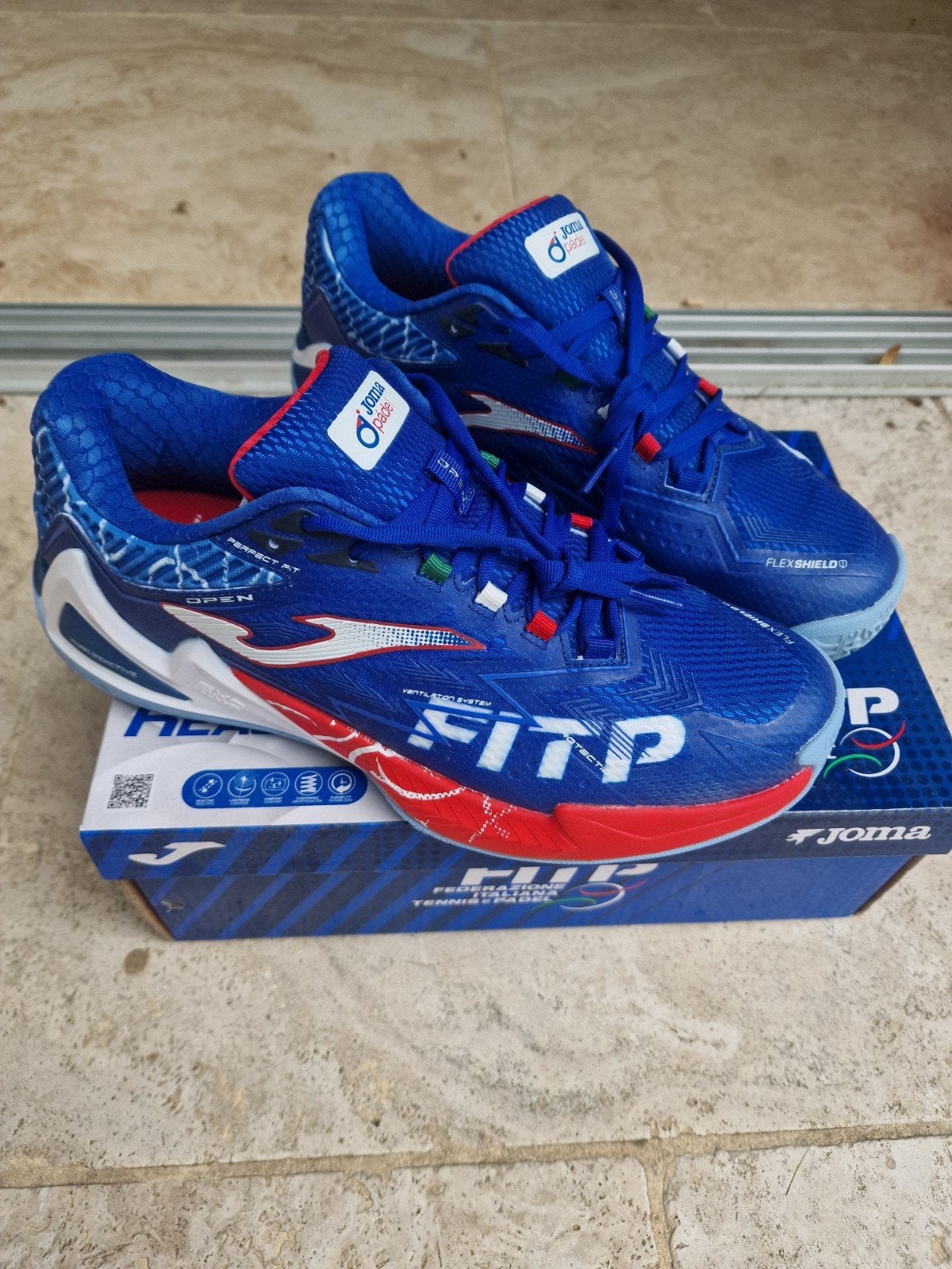 Joma T.Ace Pro Padel schoenen - Blauw/Rood, Ophalen, Nieuw