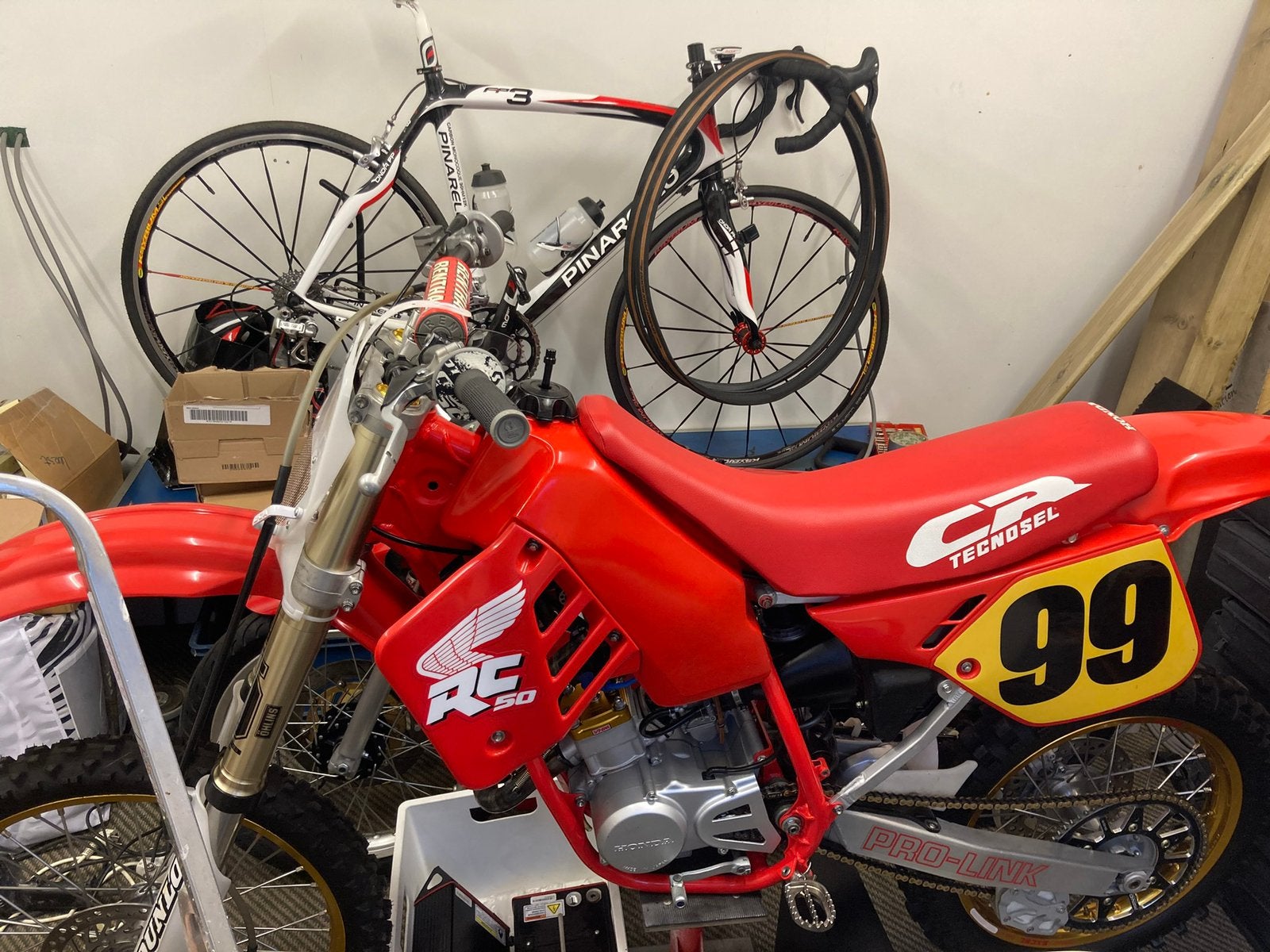 Honda RC50 nk brommercross of als decoratie, Ophalen of Verzenden, 50 cc, Overige modellen
